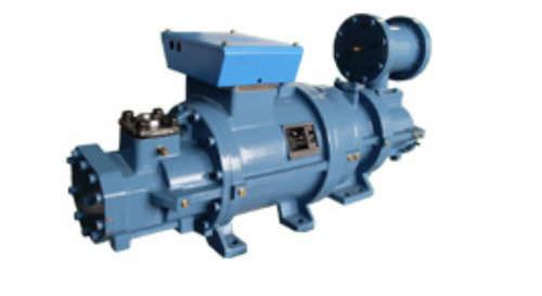 hermetic refrigeration compressor / screw / two-stage / industrial