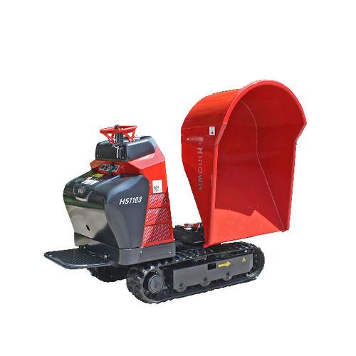 mini dumper with swiveling skip / tracked / diesel