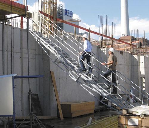 building site stairway