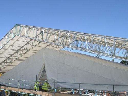 temporary roofing structure