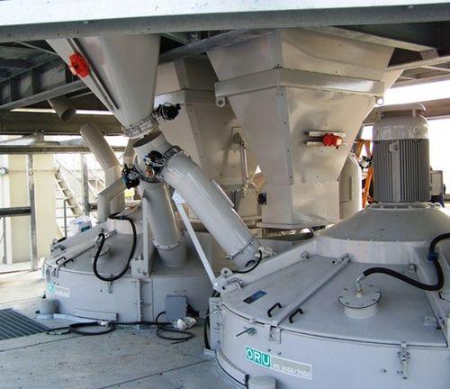 planetary mixer / pan / batch / concrete