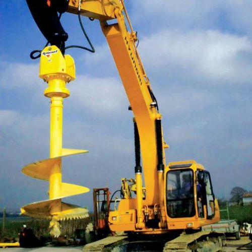 helical auger / for excavators / hydraulic