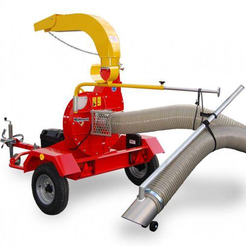 leaf vacuum cleaner / electric / industrial / trailer-mounted