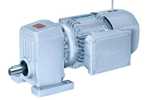 single-phase gear-motor / parallel-shaft / helical / single-stage