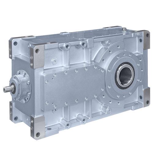 bevel gear reducer / helical / hollow-shaft / low-noise