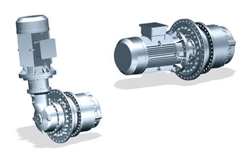 planetary gear reducer / right-angle / coaxial / compact