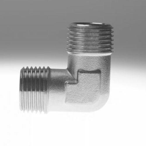 threaded fitting / T / elbow / nickel-plated brass