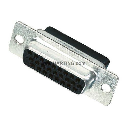 D-Sub connector / rectangular / crimp / high-density