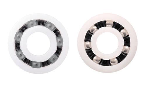 ball bearing / radial / polymer / corrosion-resistant