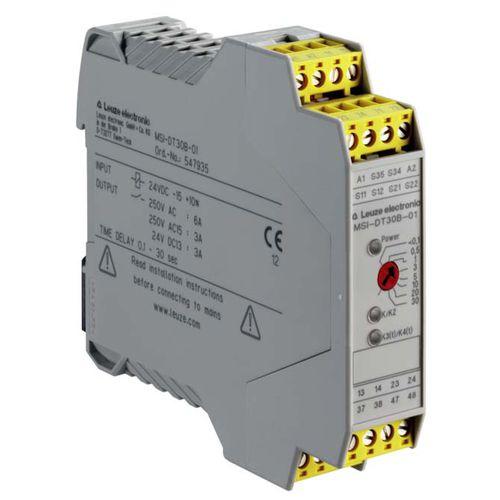 safety relay / 2NO / time delay / adjustable