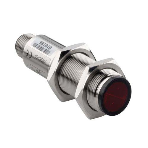 reflex type photoelectric sensor / cylindrical / red light / LED