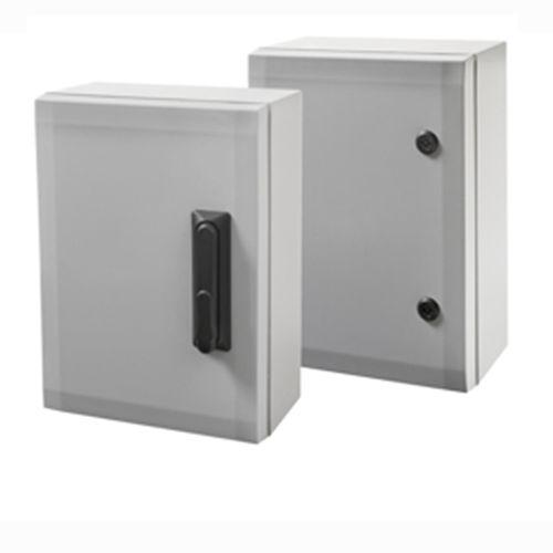 wall-mounted cabinet / hinged door / thermoplastic / outdoor