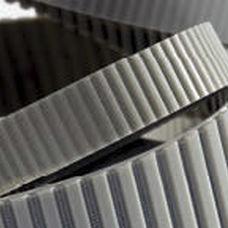 synchronous transmission belt / flat / positioning / polyurethane