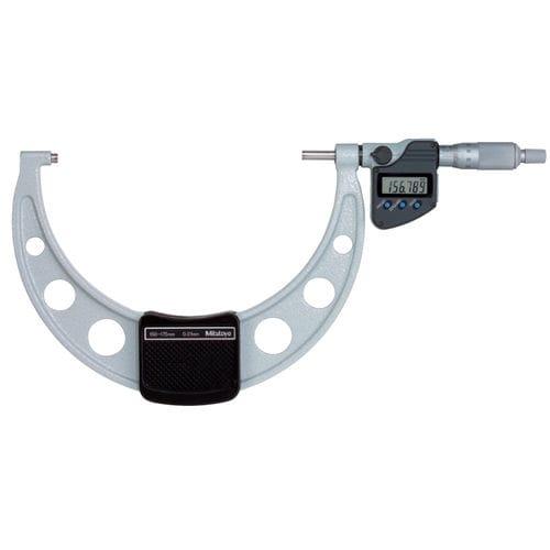 outside micrometer / digital / ratchet / large-diameter