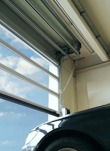 fold-up doors / exterior / industrial / glass