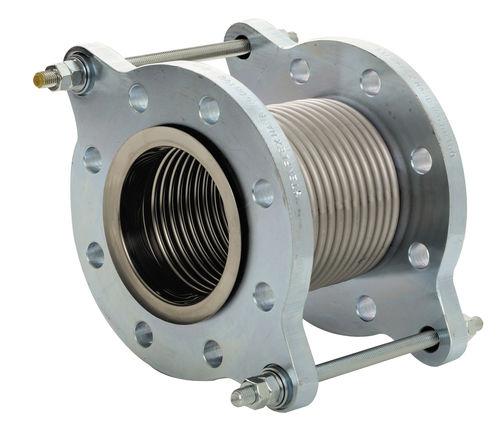 lateral pipe expansion joint / steel / for the chemical industry