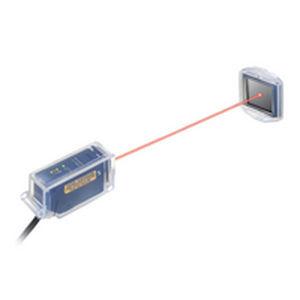 through-beam photoelectric sensor / laser / compact / digital