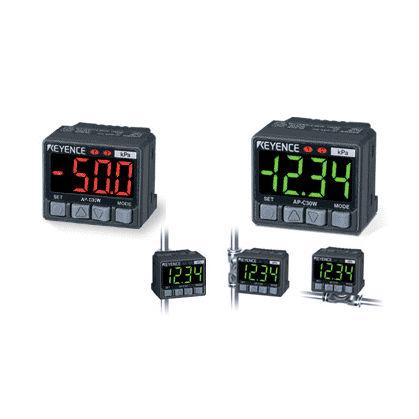 air pressure sensor / compact / with digital display