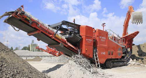 hydraulic impact crusher / mobile / crawler