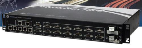 serial device server / Ethernet / redundant / with administered Ethernet switch