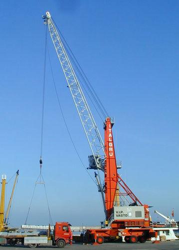 self-propelled crane / harbor / hydraulic / lifting