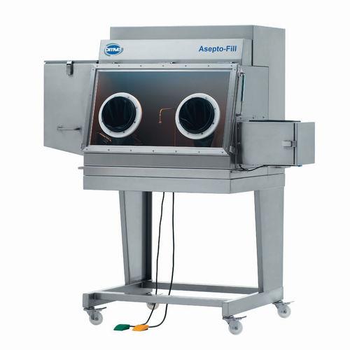 aseptic filling and closing bench