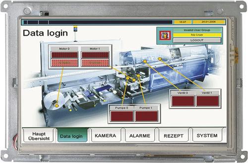 box PLC / with integrated touch screen HMI / I/O