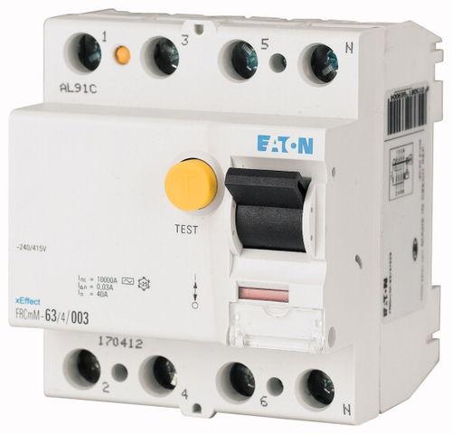 residual current residual current circuit breaker / digital / DIN rail / molded case