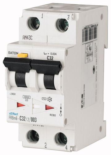 overcurrent residual current circuit breaker / digital / DIN rail / molded case