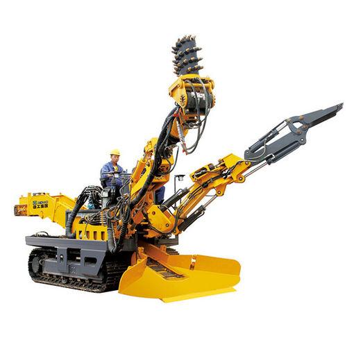 medium excavator / for tunnels / crawler / diesel