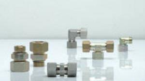 cutting ring fitting / straight / steel