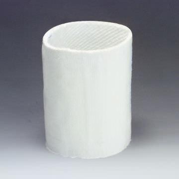 axial pipe expansion joint / PTFE / fabric / construction