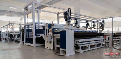 flat-film extrusion line / sheet / for HDPE