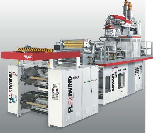 blown film extrusion line / for PP