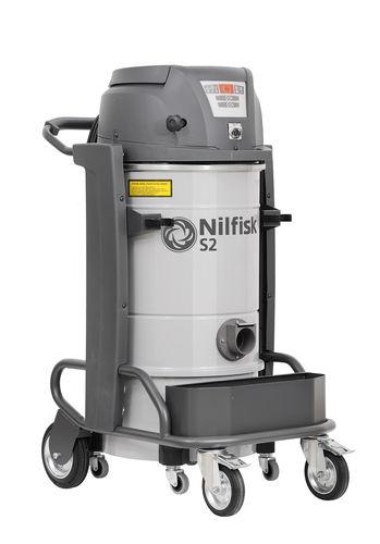 wet and dry vacuum cleaner / single-phase / industrial / 2-motor