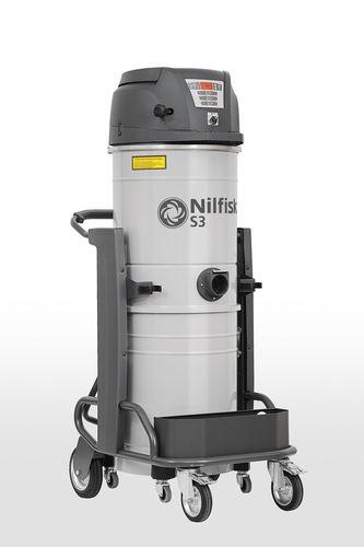 wet and dry vacuum cleaner / single-phase / industrial / 3-motor