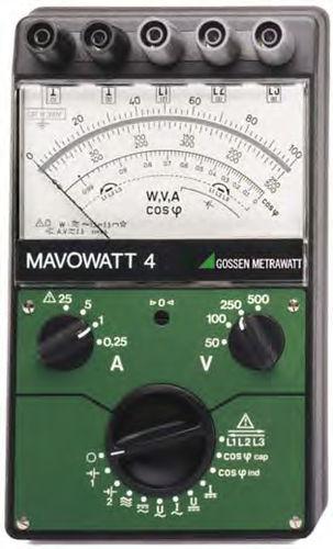 power measuring device / analog / three-phase / single-phase