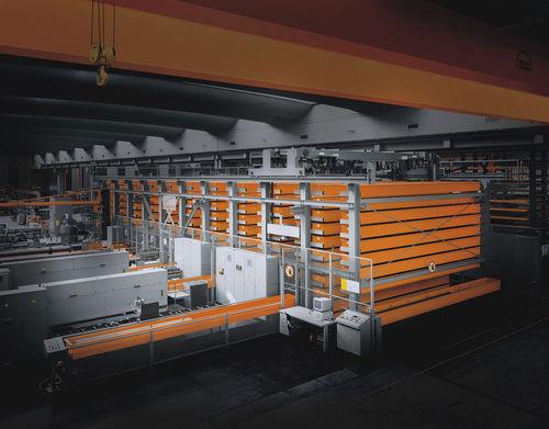 overhead crane storage system / for bars