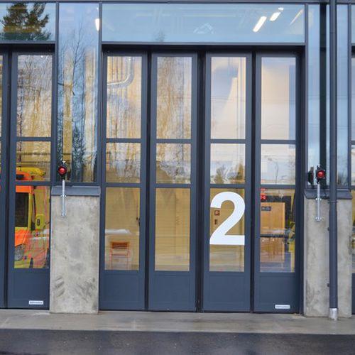 folding doors / industrial / design / glazed