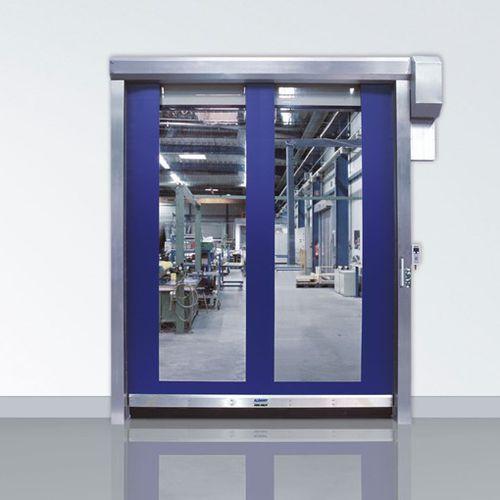 roll-up doors / indoor / stainless steel / design