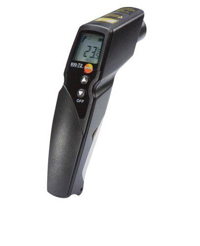 digital pyrometer / portable / with double laser