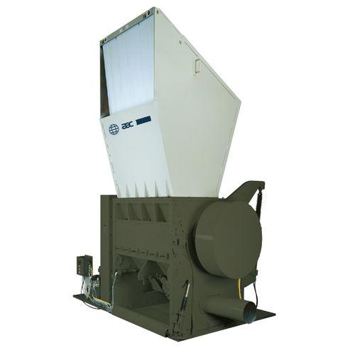 knife plastic granulator / horizontal / heavy-duty