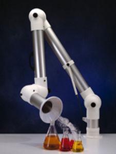 bench-top extraction arm / articulated / rigid / for chemicals
