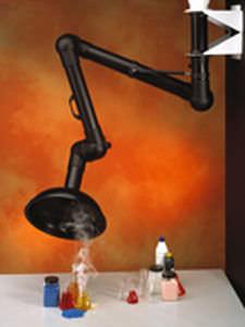 ceiling-mount extraction arm / wall-mounted / fixed / articulated