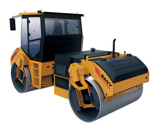 tandem road roller / vibrating