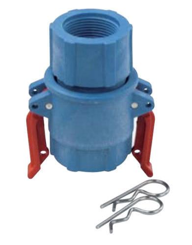 cam-and-groove quick coupling / straight / polypropylene / fiberglass