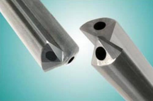 solid drill bit / carbide / high feed rate / 2-lip