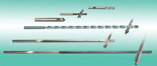 solid drill bit / with internal coolant / long-shank