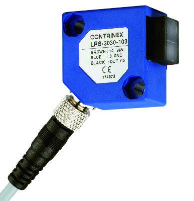 reflex type photoelectric sensor / cubic / red light