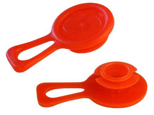 round plug / snap-on / polyethylene / with pull-tab